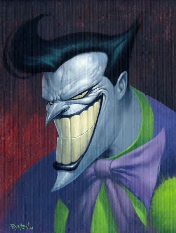 The benevolent joker looks down upon you
